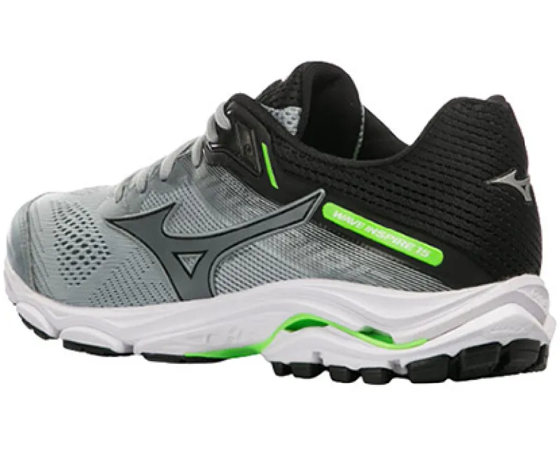 Mizuno Wave Inspire 15 Grey/Green-3